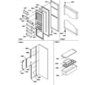 Amana SXD20TW-P1302901WW refrigerator door diagram