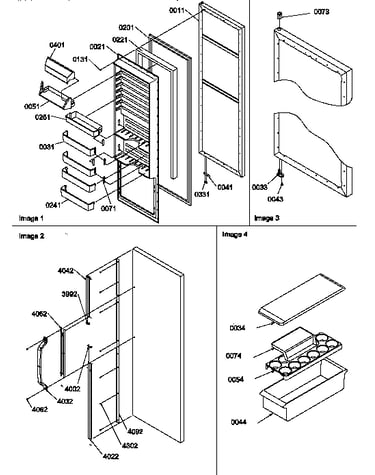Refrigerator door