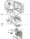 Ice & water cavity, electronic bracket, & toe grille