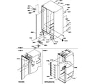 Amana SXD20TE-P1302901WE cabinet parts diagram