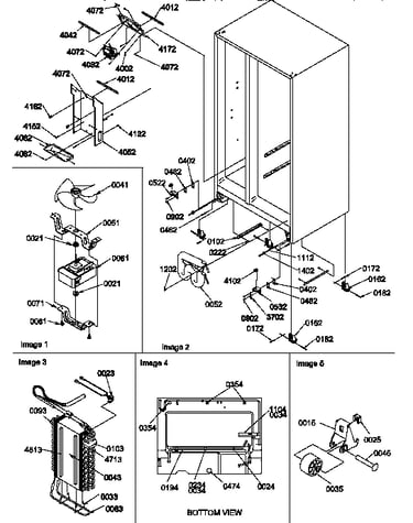 Drain system, rollers, and evaporator assy