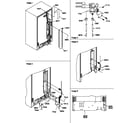 Amana SXD20TW-P1302901WW cabinet back diagram