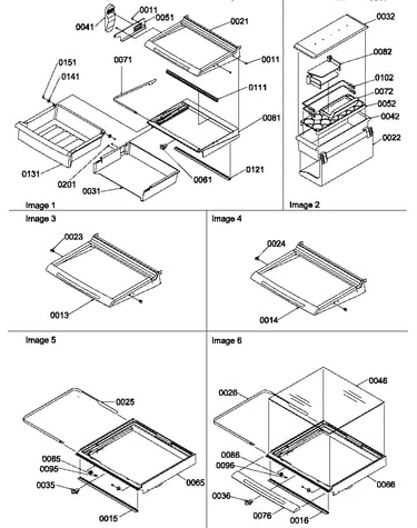 Deli, shelves, crisper assemblies and accessories