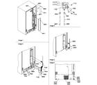 Amana SRD25S5W-P1190305WW cabinet back diagram