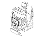 Caloric SNP26AA0/P1143190NW cabinet assembly diagram