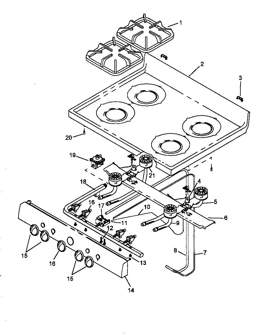 MAIN TOP ASSEMBLY