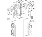 Amana SBDT520SW-P1185103WW freezer door diagram