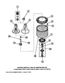 Agitator, drive bell, seal kit, washtub and hub (cw4202w2/pcw4202w2a) (cw8202w2/pcw8202w2a) (cw8203w2/pcw8203w2a) (cw8413w2/pcw8413w2a) (lw2001w2/plw2001w2a) (lw2501l2/plw2501l2a) (lw2501w2/plw2501w2a) (lw3502l2/plw3502l2a) (lw3502w2/plw3502w2a) (lw3503l2