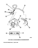 Inlet hose, fill hose and mixing valve mounting bracket (lw8203w2/plw8203w2a) (lw8203w2b/plw8203w2a) (lw8252l2/plw8252l2a) (lw8252w2/plw8252w2a) (lw8303l2/plw8303l2a) (lw8303w2/plw8303w2a) (lw8312l2/plw8312l2a) (lw8312w2/plw8312w2a) (lw8413l2/plw8413l2a)