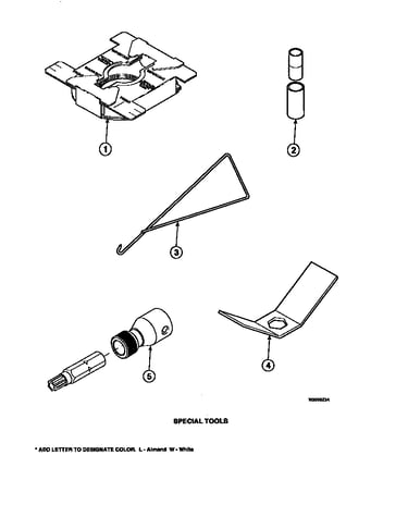 Special tools (lw8203w2/plw8203w2a) (lw8203w2b/plw8203w2a) (lw8252l2/plw8252l2a) (lw8252w2/plw8252w2a) (lw8303l2/plw8303l2a) (lw8303w2/plw8303w2a) (lw8312l2/plw8312l2a) (lw8312w2/plw8312w2a) (lw8413l2/plw8413l2a) (lw8413w2/plw8413w2a) (lw8413w2b/plw8413w2