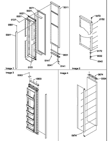 Freezer door and accessories