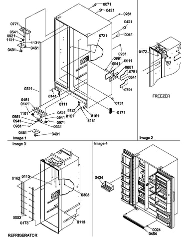 Cabinet parts and toe grille