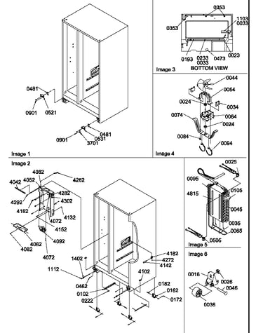 Drain system, rollers, and evaporator assy