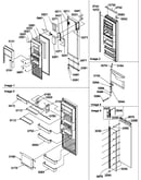 Refrigerator door