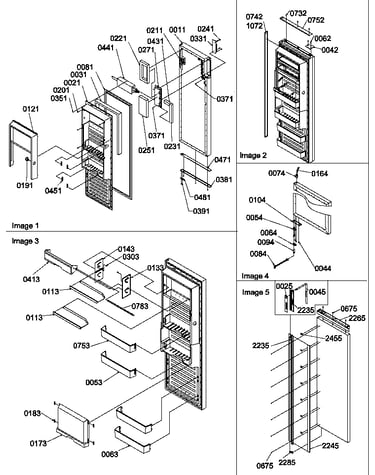 Refrigerator door