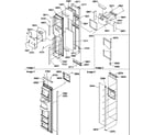 Amana SBDE520SW-P1185202WW freezer door diagram