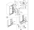 Amana SBDE520SW-P1185202WW cabinet back diagram