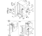 Amana SRDE327S3E-P1307101WE cabinet parts diagram
