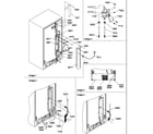 Amana SRDE327S3L-P1307101WL cabinet back diagram