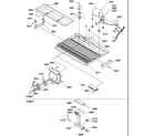 Amana SRDE327S3W-P1184906WW machine compartment diagram