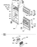 Door, hinges and accessories