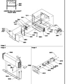 Evaporator and fan motor assemblies