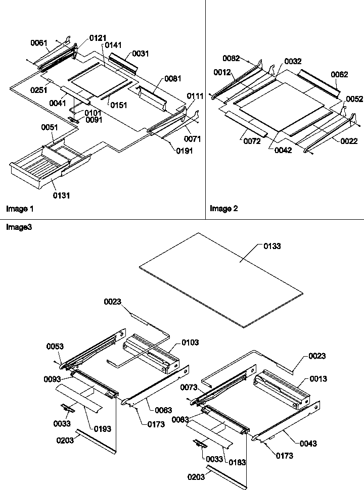 Shelving assemblies
