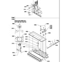 Amana TH21TE-P1301802WE machine compartment diagram