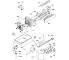 Amana TH21TL-P1301802WL ice maker assemblies and parts diagram