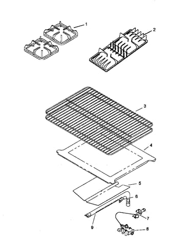 Oven components & grates (agc585e/p1142922ne) (agc585e/p1142925ne) (agc585e/p1143082ne) (agc585e/p1143131ne) (agc585e/p1143194ne) (agc585ll/p1143112nll) (agc585ll/p1143131nll) (agc585ll/p1143194nll) (agc585ww/p1142922nww) (agc585ww/p1142925nww) (agc585ww