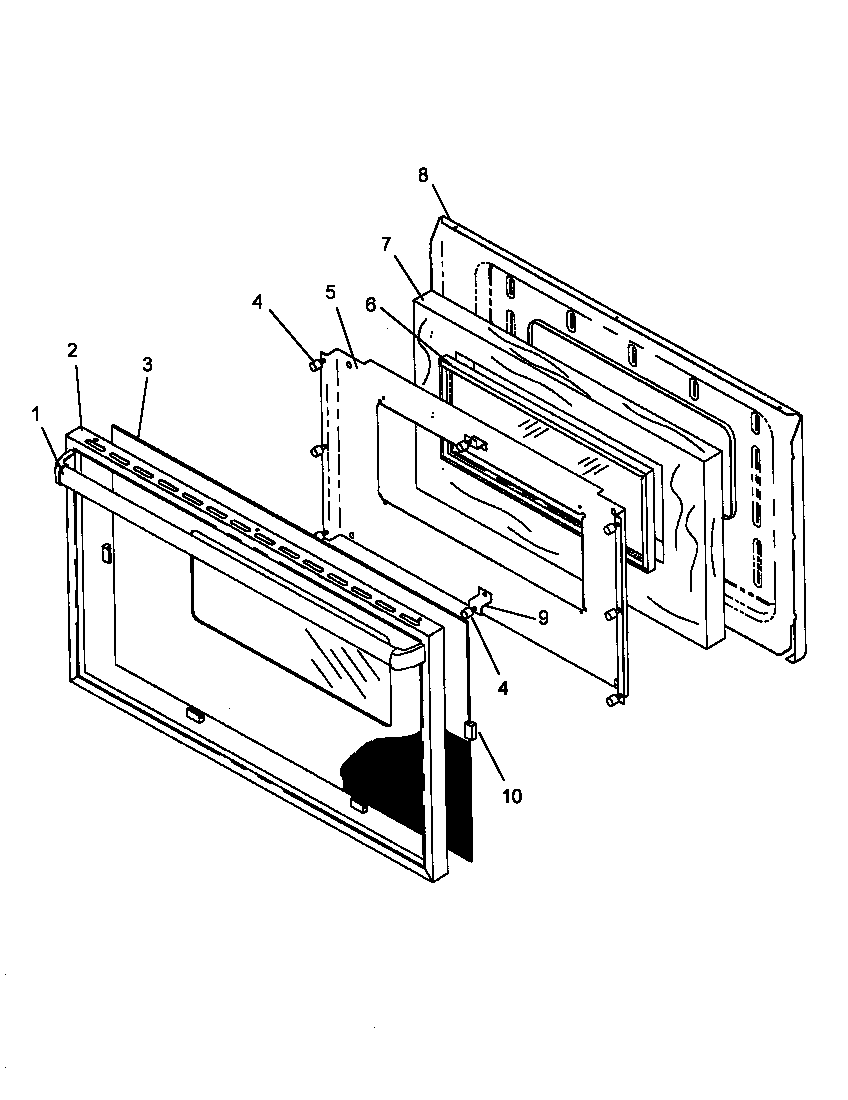 OVEN DOOR (AGC585E/P1142922NE) (AGC585E/P1142925NE) (AGC585E/P1143082NE) (AGC585E/P1143131NE) (AGC585E/P1143194NE) (AGC585LL/P1143112NLL) (AGC585LL/P1143131NLL) (AGC585LL/P1143194NLL) (AGC585WW/P1142922NWW) (AGC585WW/P1142925NWW) (AGC585WW/P1143082NWW) (A