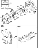 Evaporator and fan motor assemblies