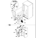 Amana TR21S4W-P1196105WW cabinet back diagram