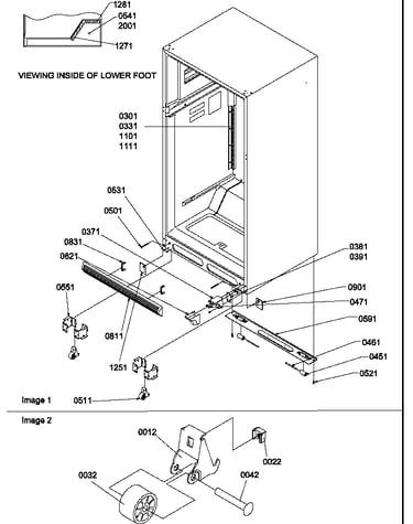 Ladders, lower cabinet and rollers