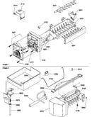 Ice maker assembly and parts