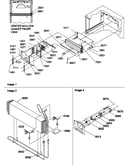Evaporator and fan motor assemblies