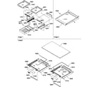 Amana TR522SL-P1182703WL shelving assemblies diagram