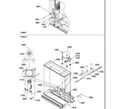 Amana TR522SW-P1182703WW machine compartment diagram