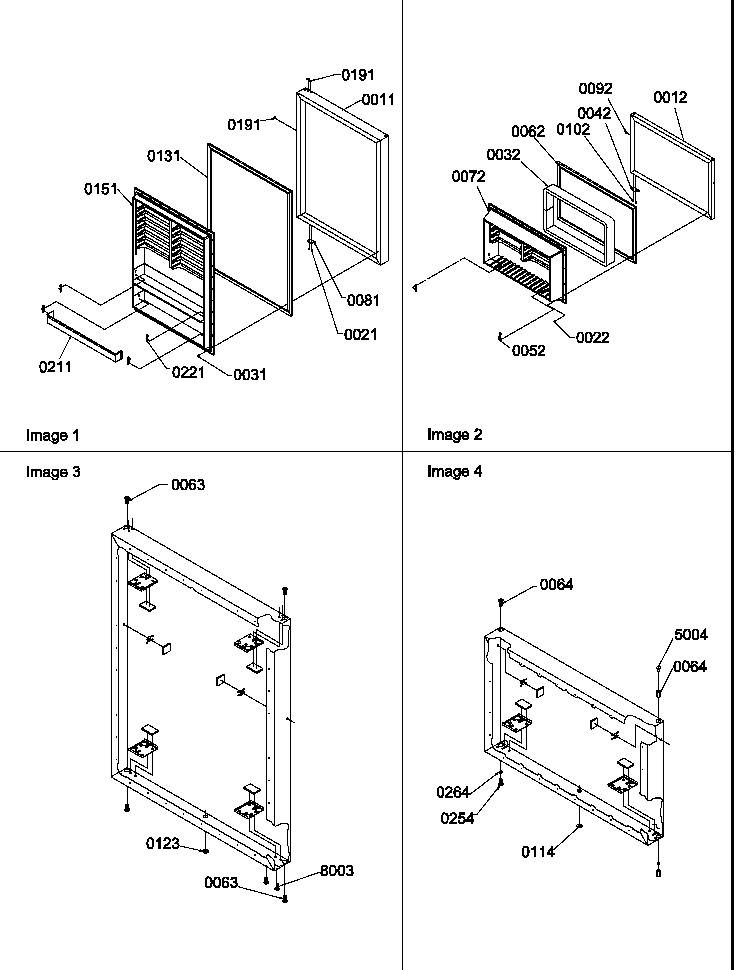 Door assemblies