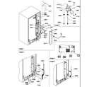 Amana SRD325S5W-P1199402WW cabinet back diagram