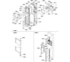 Amana SXD520SW-P1182402WW freezer door diagram