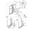 Amana SXD520SW-P1182402WW cabinet back diagram
