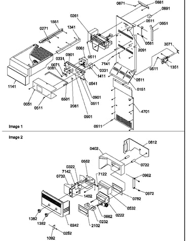 Ice maker/control assy