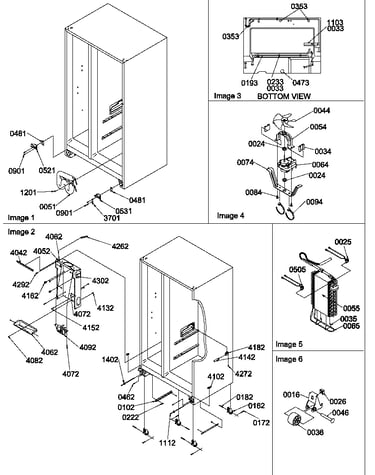 Drain systems, rollers, and evaporator assy