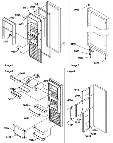 Refrigerator door