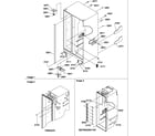 Amana SRD27S4L-P1190306WL cabinet parts diagram
