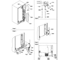 Amana SRD27S4W-P1190306WW cabinet back diagram