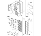Amana SR520SW-P1183002WW refrigerator door diagram