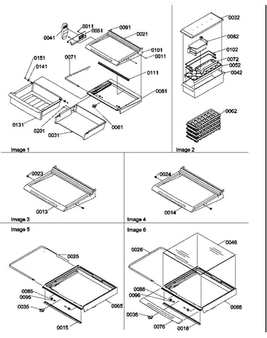 Deli, shelves, crisper assemblies and accessories