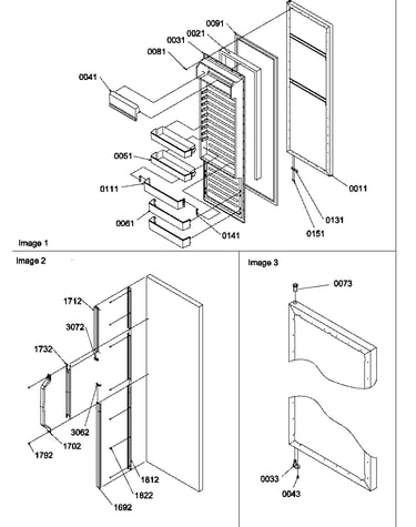 Refrigerator door